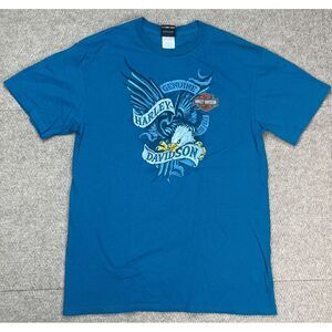 Harley Davidson Michigan City Indiana Men's‎ Short Sleeve T-Shirt Size Large
